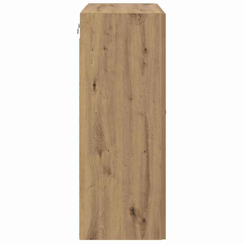 Væggeskabe 2 pcs Artisan Egetræ 69,5 x 34 x 90 cm
