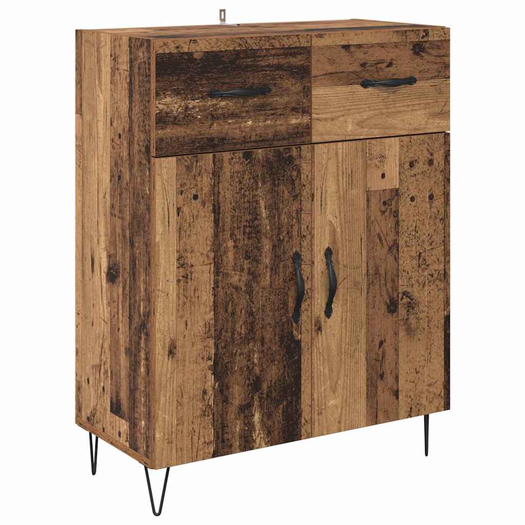 Highboard Gammelt træ 69,5 x 34 x 90 cm Konstrueret træ