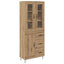 Highboard Artisan Egetræ 69,5 x 34 x 90 cm Konstrueret træ