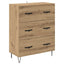 Highboard Artisan Egetræ 69,5 x 34 x 90 cm Konstrueret træ