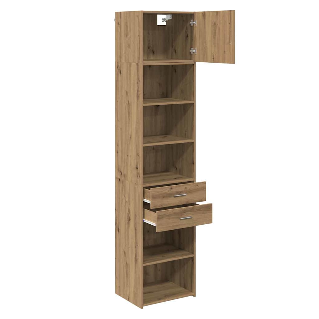 Highboard Artisan Egetræ 50 x 42,5 x 225 cm Konstrueret træ