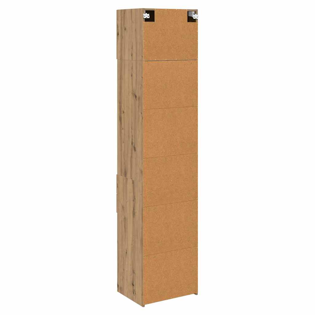 Highboard Artisan Egetræ 50 x 42,5 x 225 cm Konstrueret træ