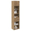 Highboard Artisan Egetræ 50 x 42,5 x 225 cm Konstrueret træ