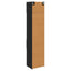 Highboard Sort eg 50 x 42,5 x 225 cm Konstrueret træ