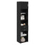 Highboard Sort eg 50 x 42,5 x 225 cm Konstrueret træ