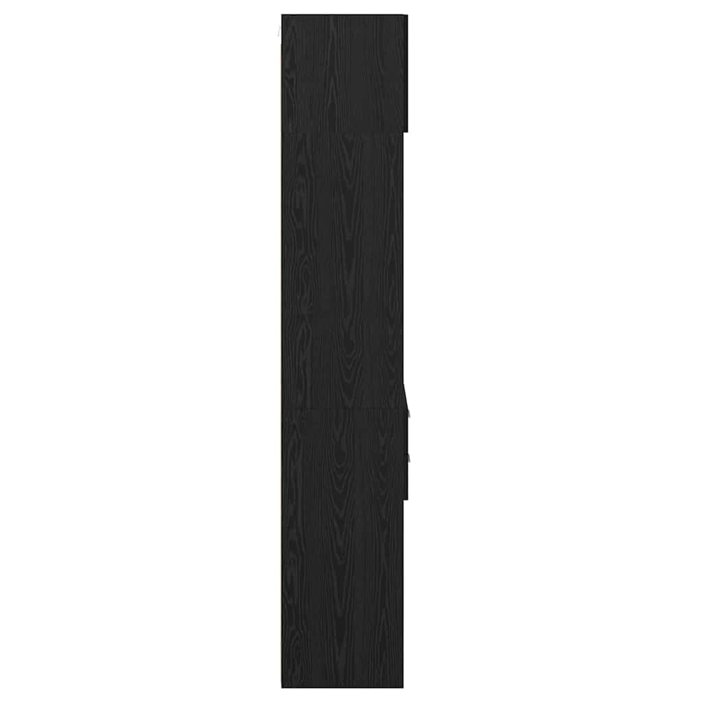 Highboard Sort eg 50 x 42,5 x 225 cm Konstrueret træ