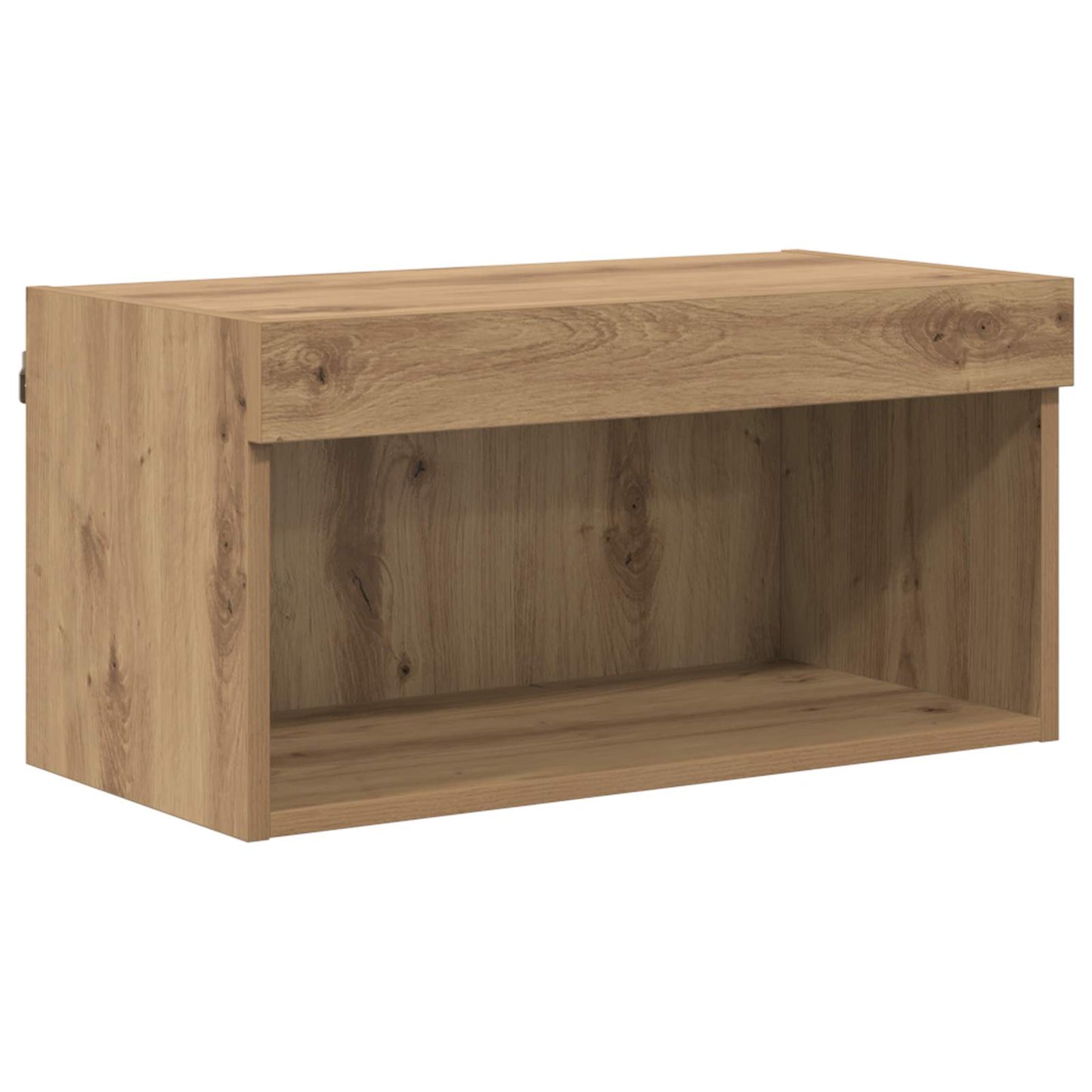 TV-skab 8 pcs Artisan Egetræ Glas