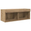 TV Vægmonteringer 4 pcs Artisan Egetræ Konstrueret træ