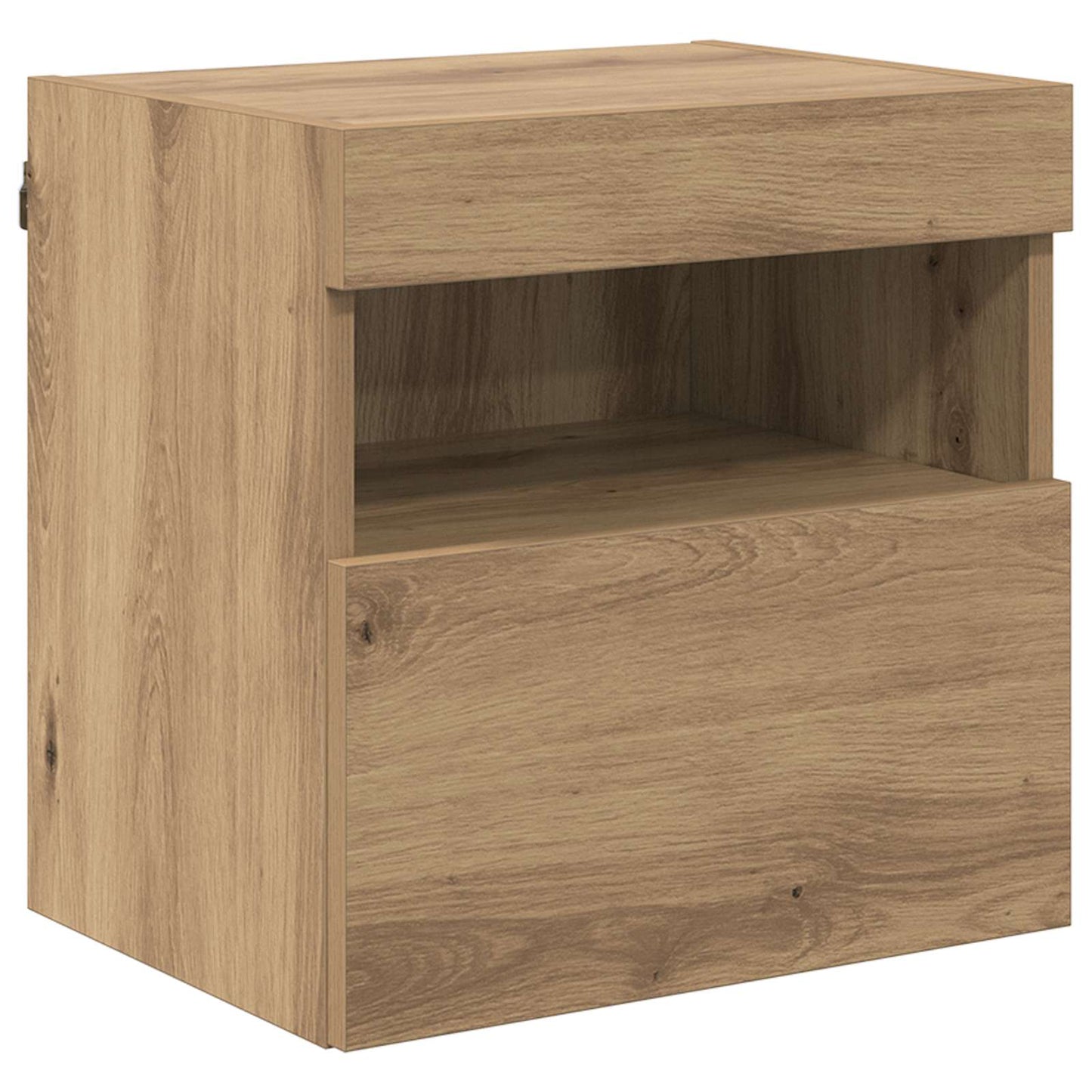 TV Vægmonteringer 6 pcs Artisan Egetræ Konstrueret træ