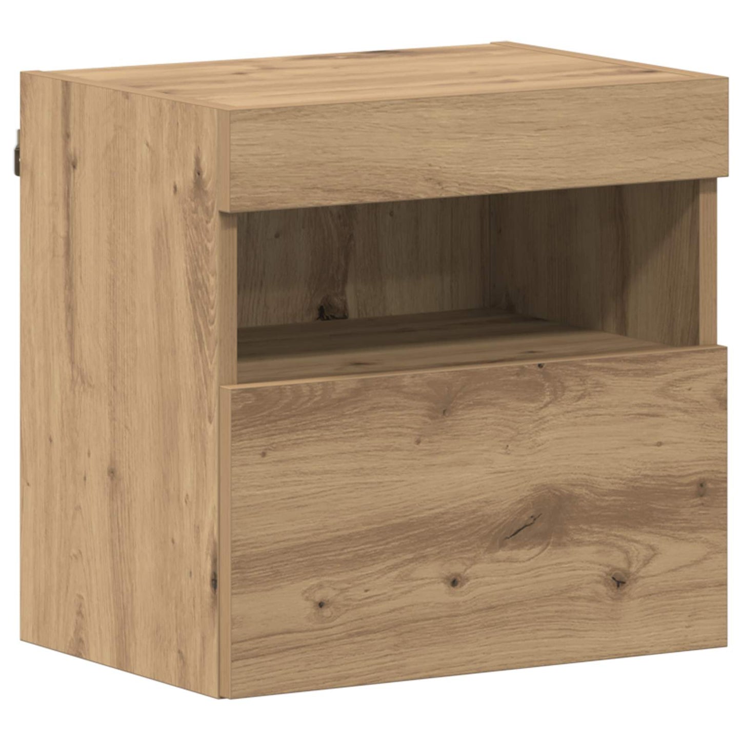 TV-skab 7 pcs Artisan Egetræ Konstrueret træ