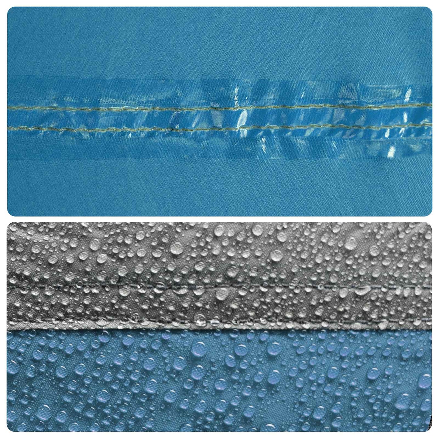 Familietelt Blå 10-personers 185T Polyester med PU Coating