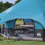 Familietelt Blå 10-personers 185T Polyester med PU Coating