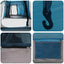 Tunneltelt Blå 520 x 260 x 175 cm 185T Polyester med PU Coating