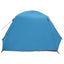 Backpacking Telt Blå 2-personers 185T Polyester med PU Coating