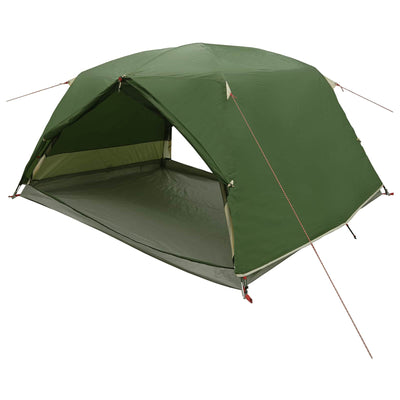 Backpacking Telt Grøn 4-personers 185T Polyester med PU Coating