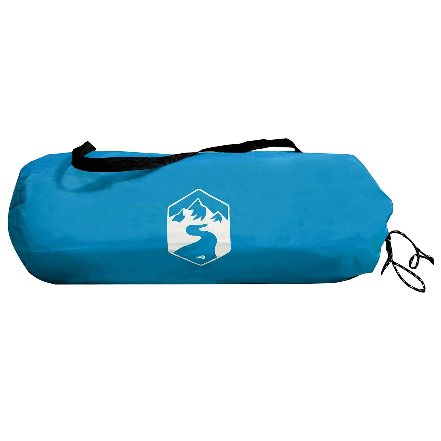 Backpacking Telt Blå 4-personers 185T Polyester med PU Coating