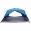 Backpacking Telt Blå 4-personers 185T Polyester med PU Coating