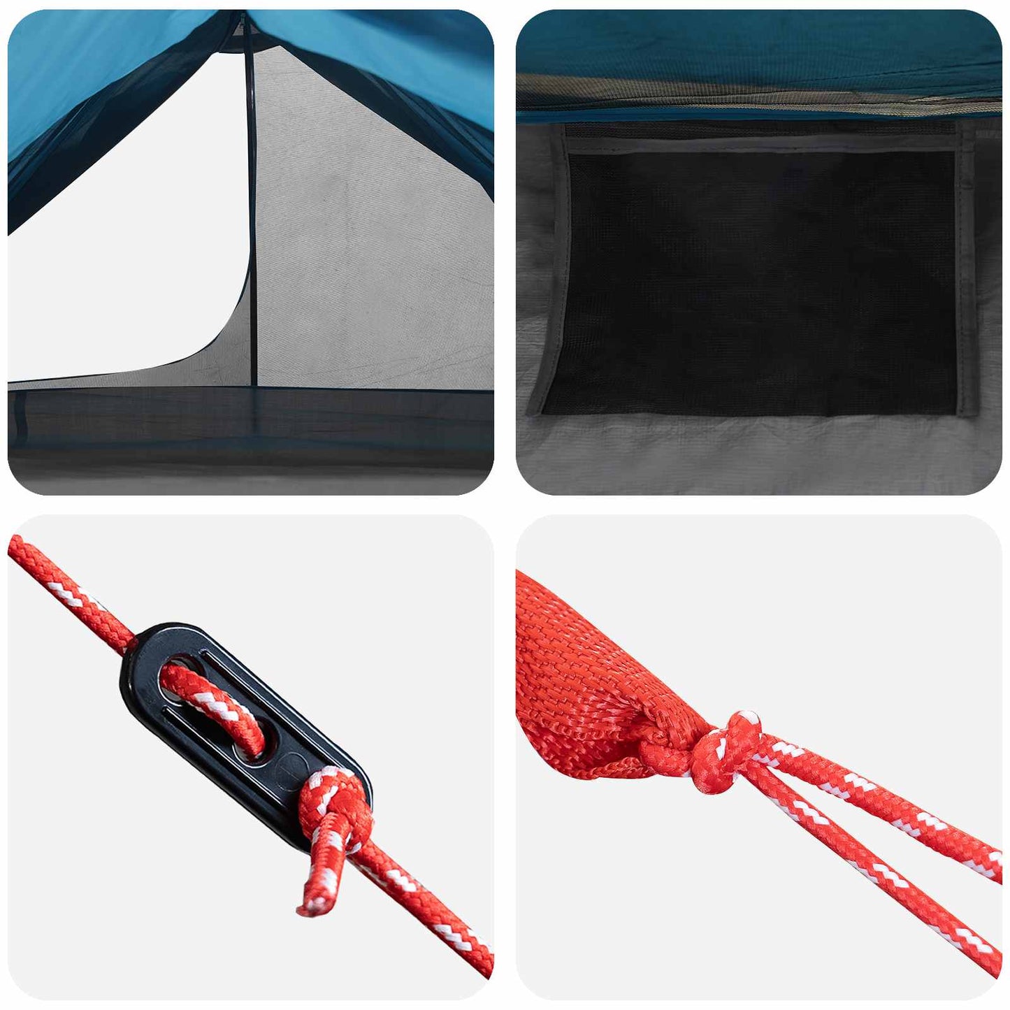 Backpacking Telt Blå 222 x 85 x 125 cm