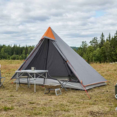 Backpacking Telt Grå og orange 222 x 85 x 125 cm