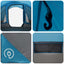 Tunneltelt Blå 560 x 395 x 212 cm 185T Polyester med PU Coating