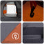 Tunneltelt Grå og orange 390 x 215 x 152 cm