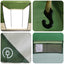 Party Tent Grøn 10-personers 185T Polyester med PU Coating