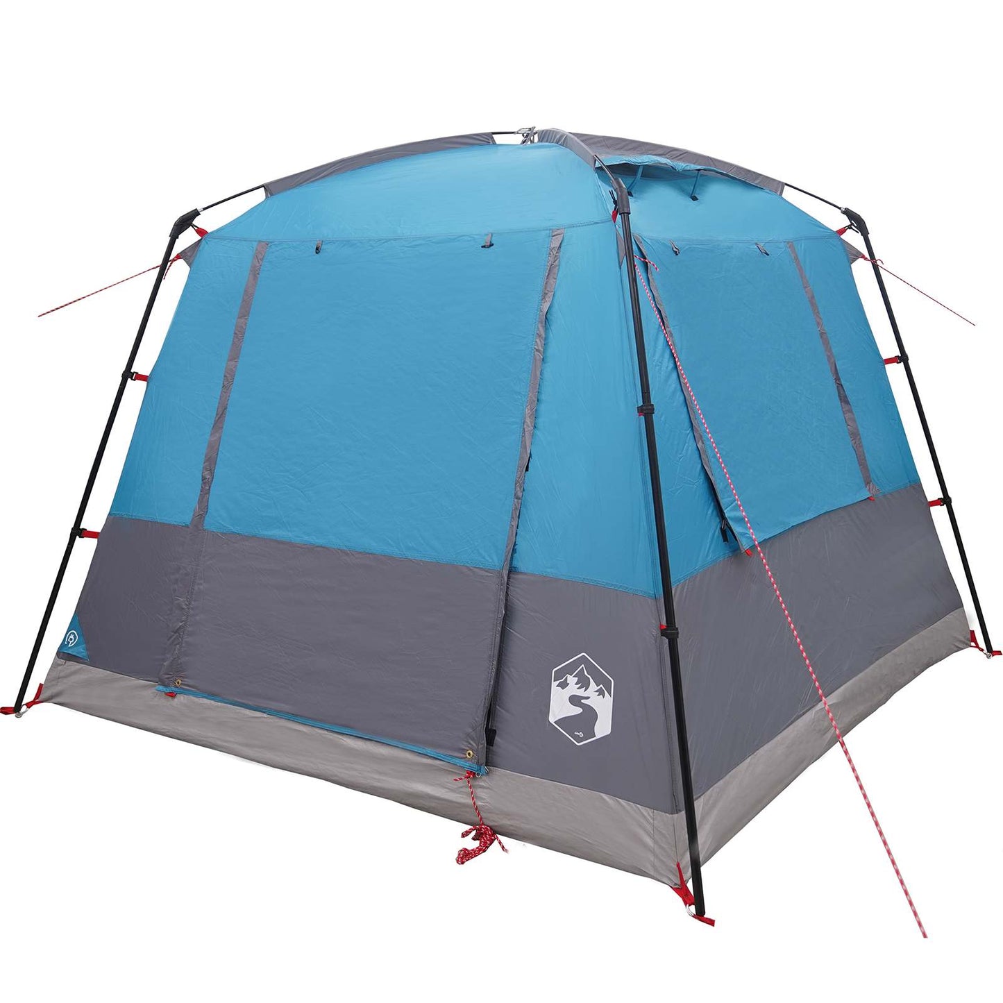 Party Tent Blå 10-personers 185T Polyester med PU Coating