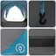 Tunneltelt Blå 382 x 262 x 214 cm 185T Polyester med PU Coating