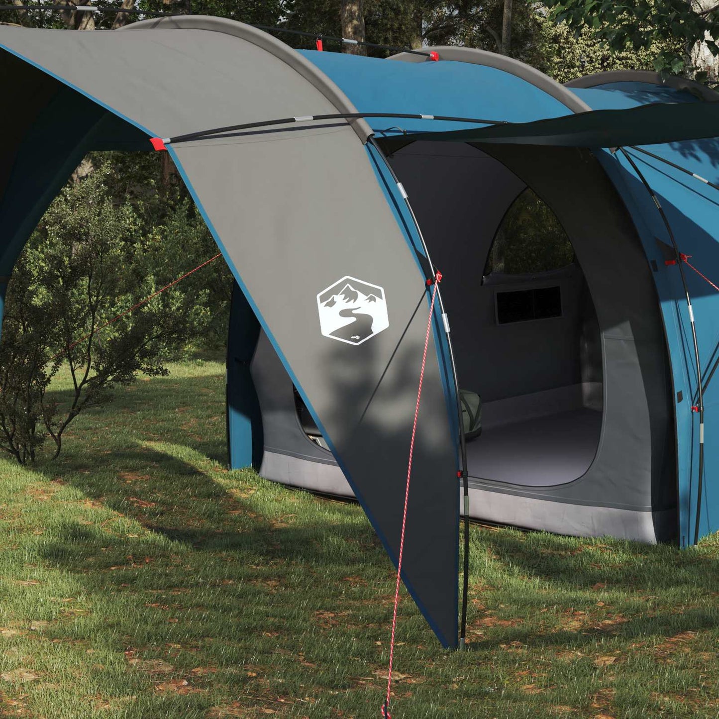 Tunneltelt Blå 562 x 265 x 216 cm 185T Polyester med PU Coating