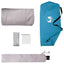 Backpacking Telt Blå 4-personers 185T Polyester med PU Coating