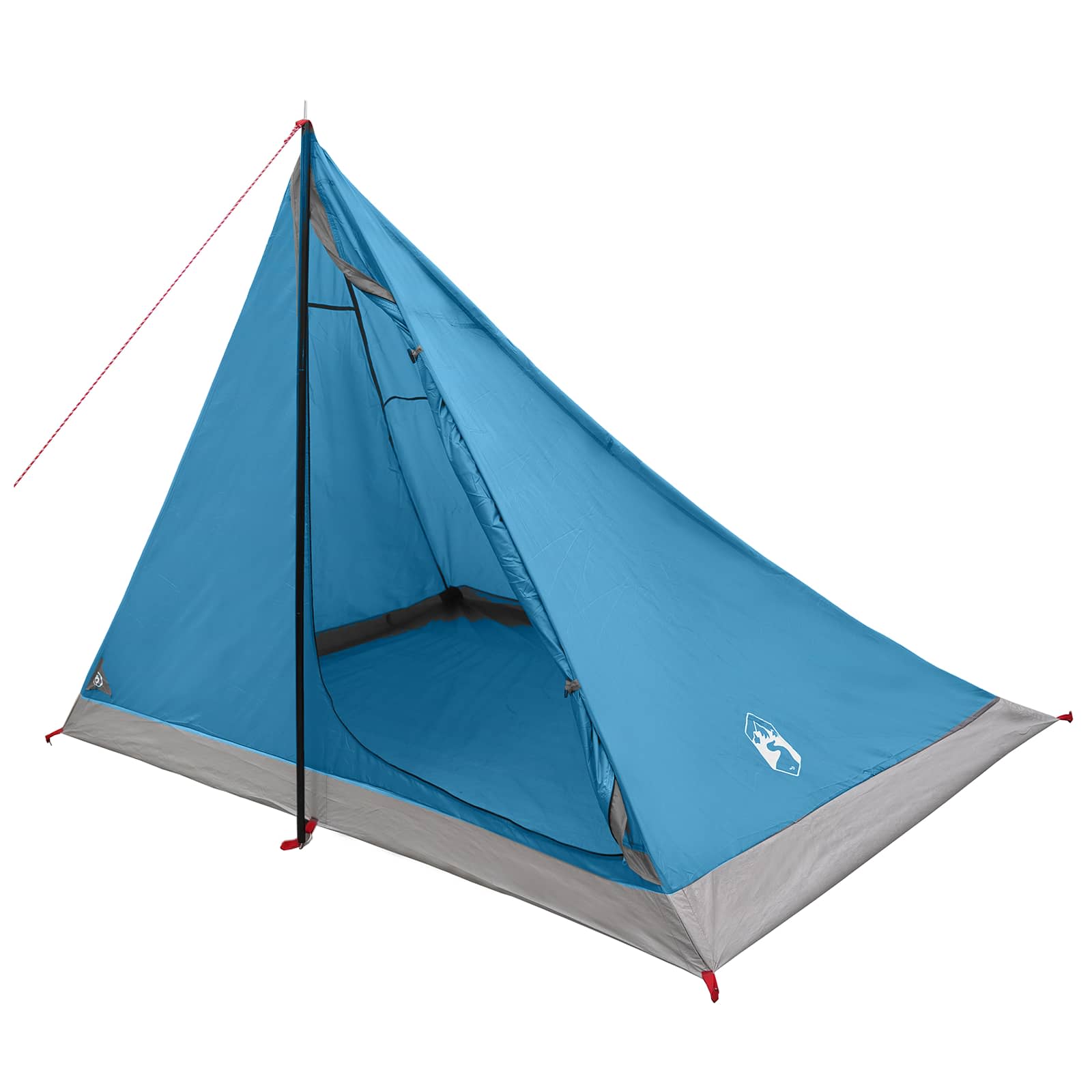 Backpacking Telt Blå 4-personers 185T Polyester med PU Coating billede