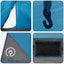 Backpacking Telt Blå 2-personers 185T Polyester med PU Coating