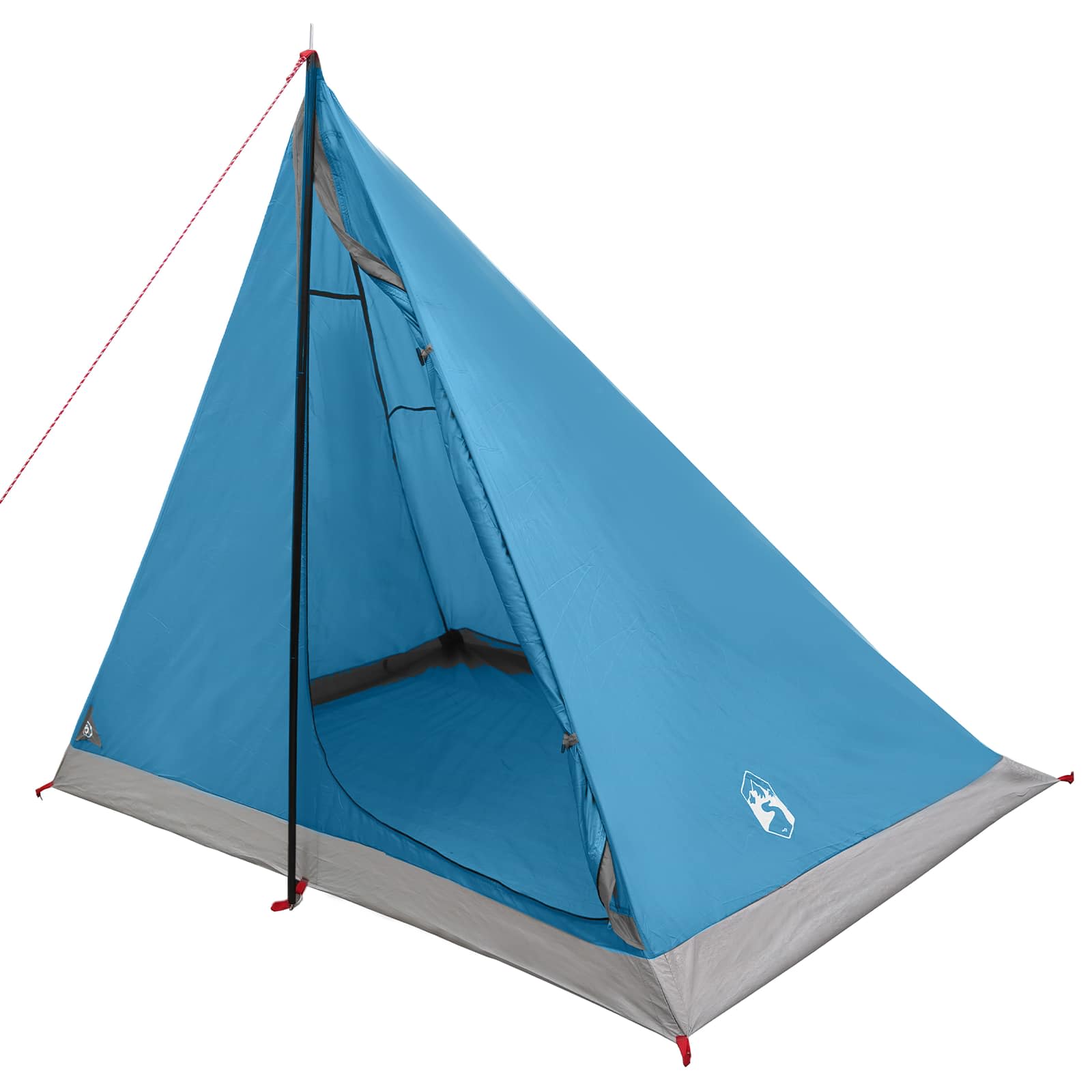 Backpacking Telt Blå 2-personers 185T Polyester med PU Coating billede
