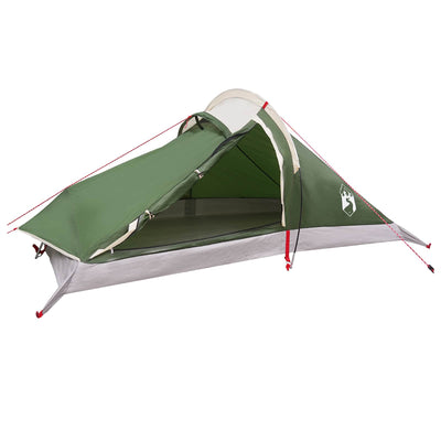 Backpacking Telt Grøn 4-personers 185T Polyester med PU Coating