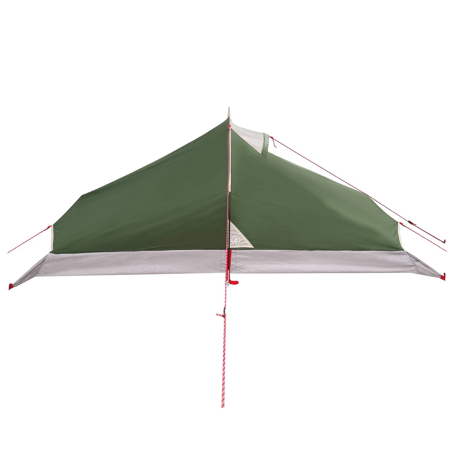 Backpacking Telt Grøn 4-personers 185T Polyester med PU Coating