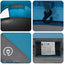 Backpacking Telt Blå 4-personers 185T Polyester med PU Coating