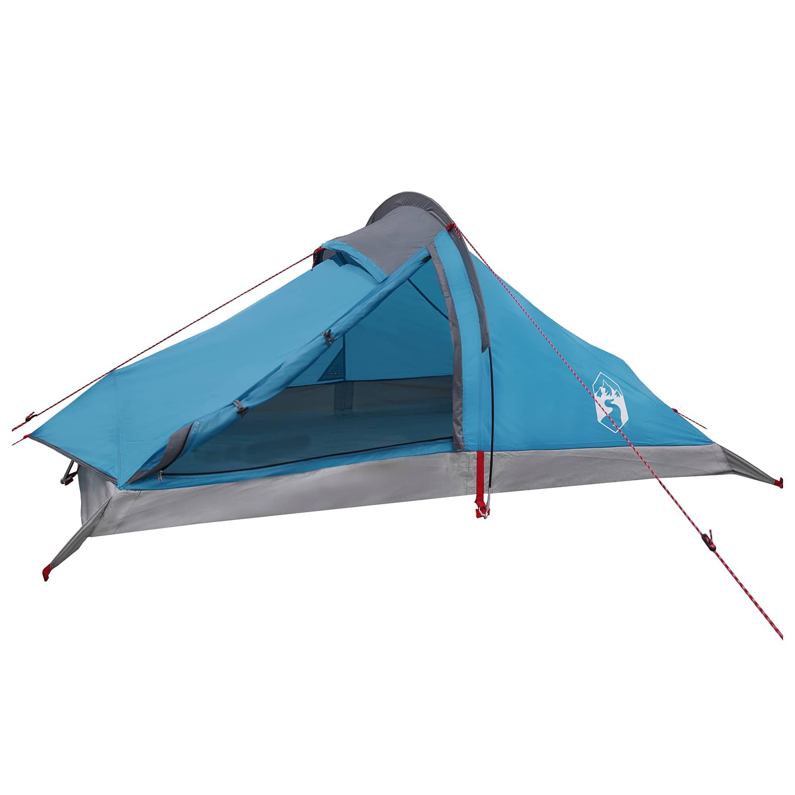 Backpacking Telt Blå 4-personers 185T Polyester med PU Coating billede