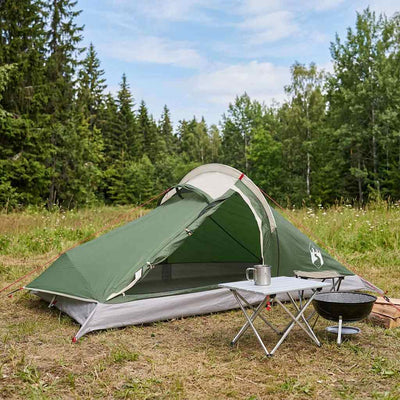 Backpacking Telt Grøn 2-personers 185T Polyester med PU Coating