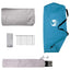 Backpacking Telt Blå 2-personers 185T Polyester med PU Coating