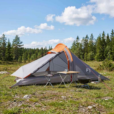 Backpacking Telt Grå og orange 2-personers