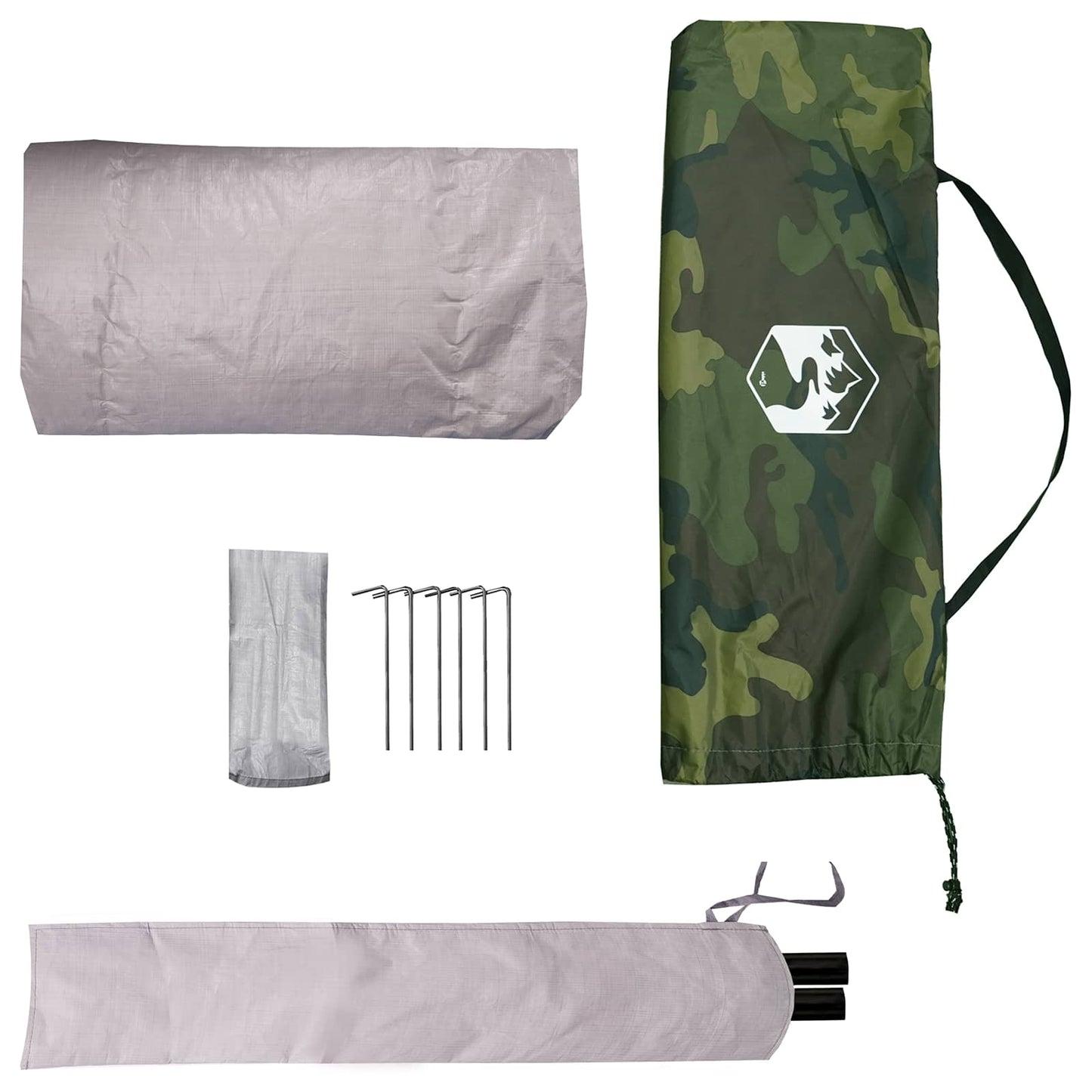 Backpacking Telt Camouflage 4-personers