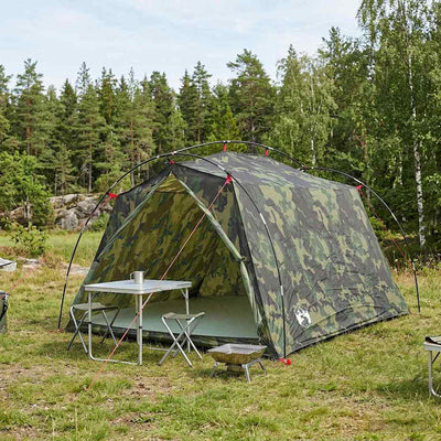 Tunneltelt Camouflage 2-personers 185T Polyester med PU Coating