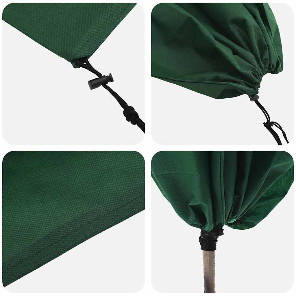 Frostbeskyttelses Plantefleece Dække 10 pcs Grøn 0,8 x 1,2 m