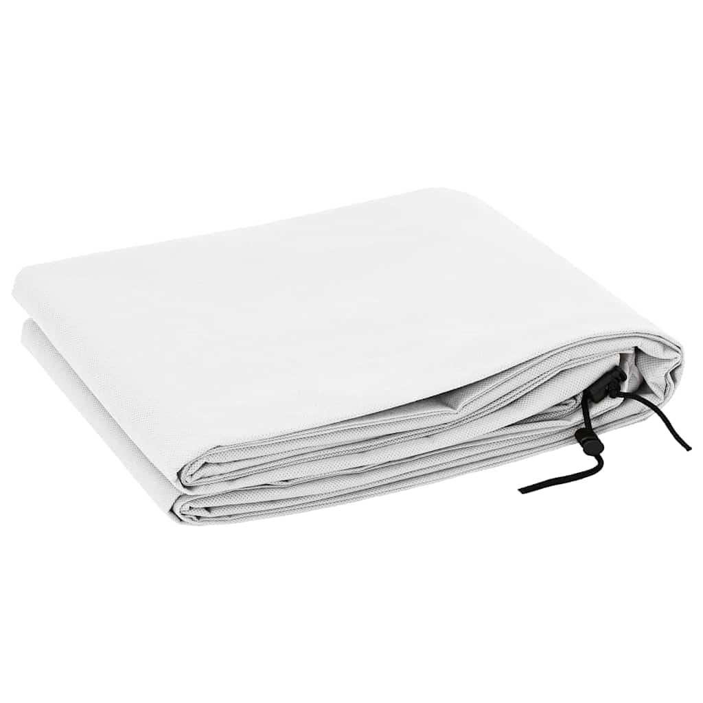 Frostbeskyttelses Plantefleece Dække 5 pcs Hvid 1,55 x 1,55 m