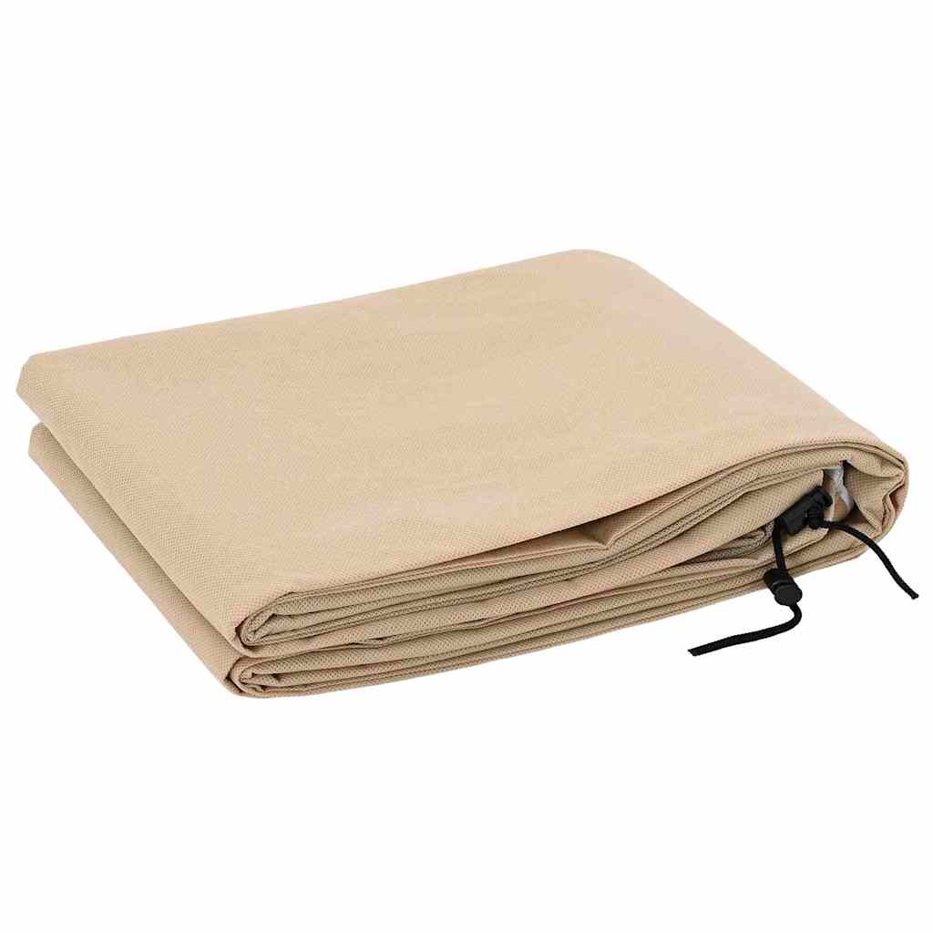 Frostbeskyttelses Plantefleece Dække 5 pcs Beige 1,55 x 1 m