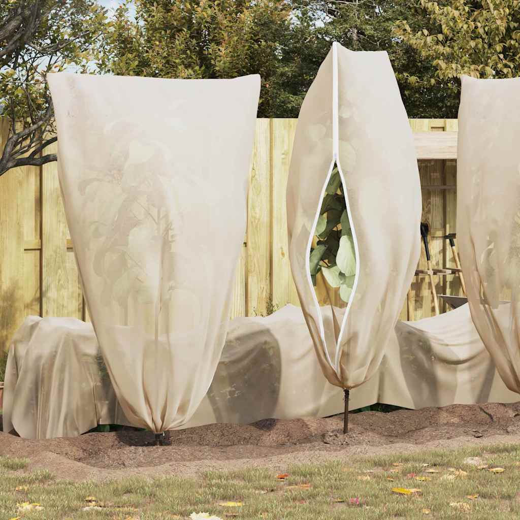 Frostbeskyttelses Plantefleece Dække 5 pcs Beige 1,8 x 1,2 m