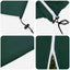 Frostbeskyttelses Plantefleece Dække 5 pcs Grøn 1,55 x 1 m