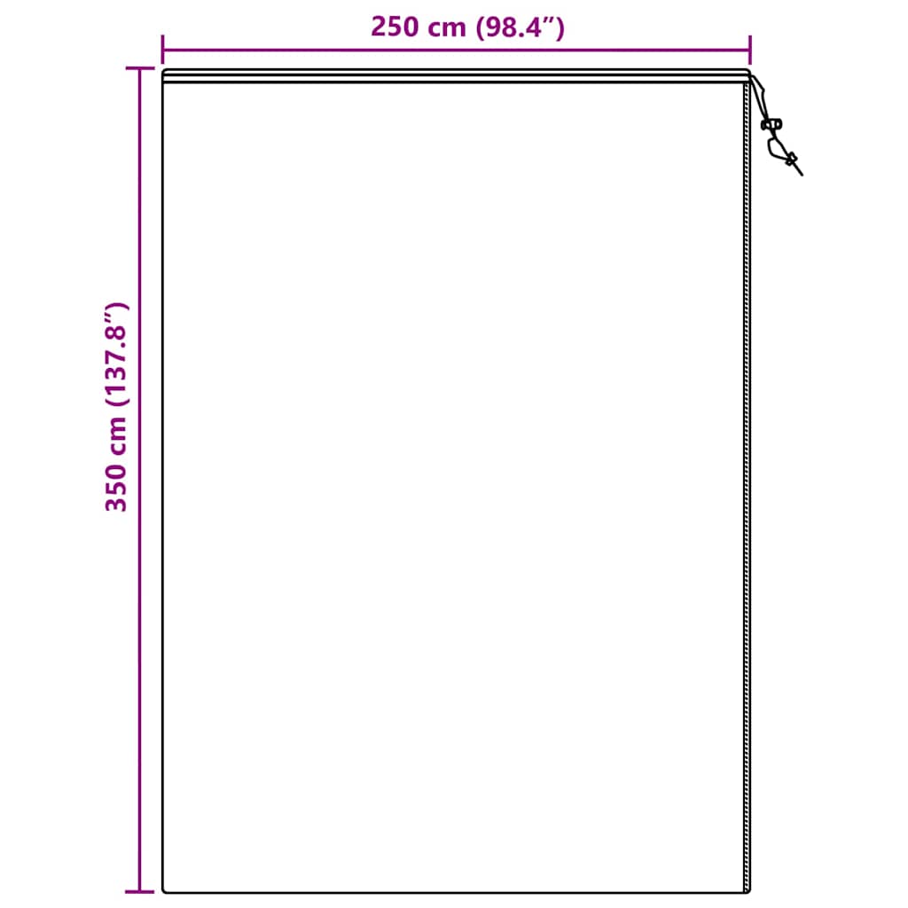 Frostbeskyttelses Plantefleece Dække 3 pcs Hvid 3,5 x 2,5 m