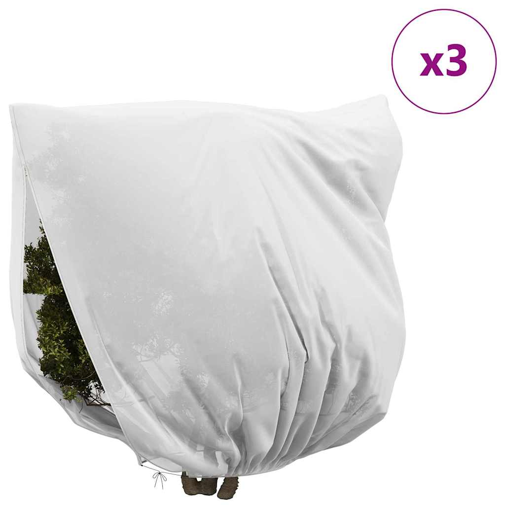 Frostbeskyttelses Plantefleece Dække 3 pcs Hvid 2 x 2,36 m
