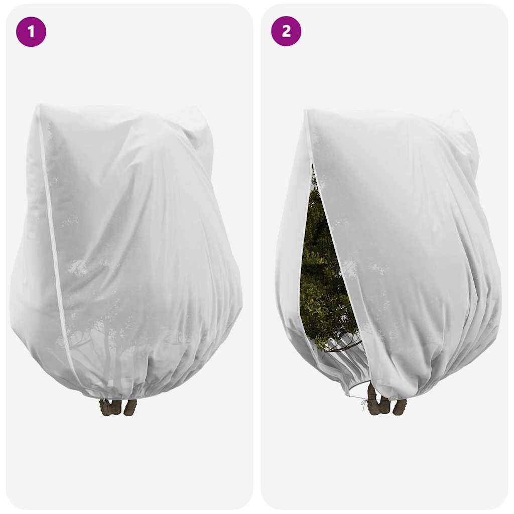 Frostbeskyttelses Plantefleece Dække 3 pcs Hvid 3 x 3,93 m